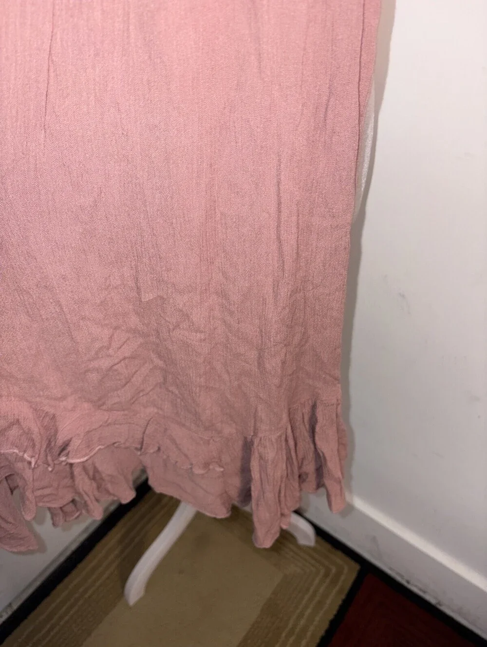 Free People Adella Slip Dress Rose Mauve Pink Mini Dress Boho Small New With Tag